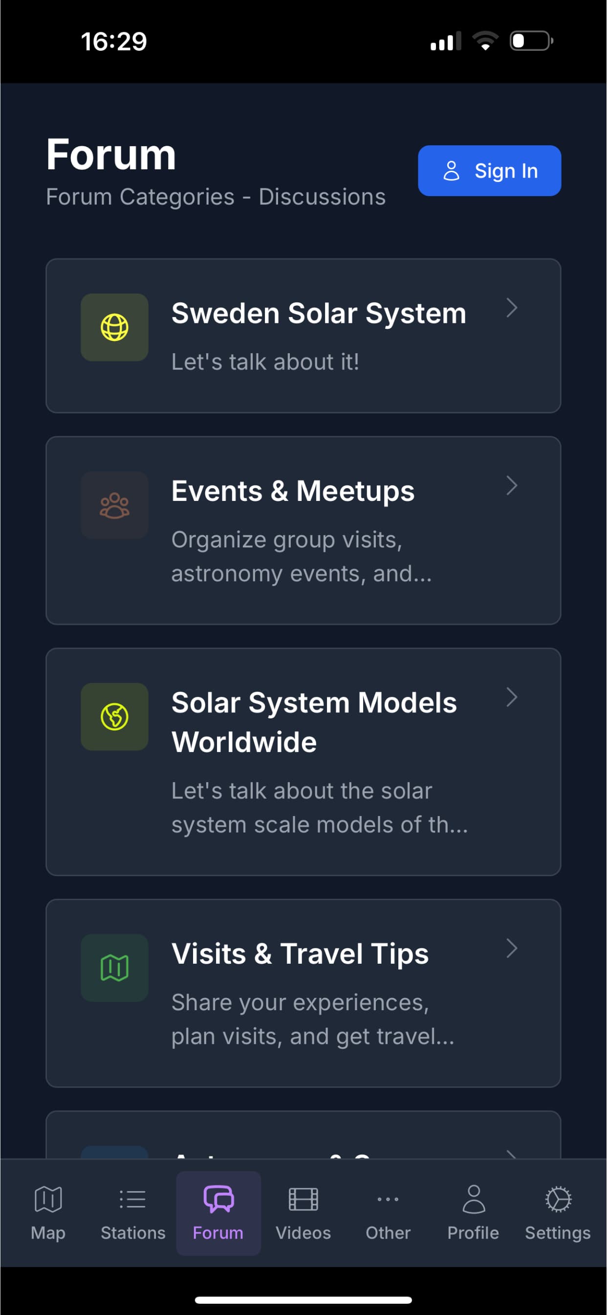 Badge collection view